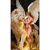 Kit de peinture diamant&eacute;e Angel Full DIY 5D carr&eacute; pour adulte 40*70cm