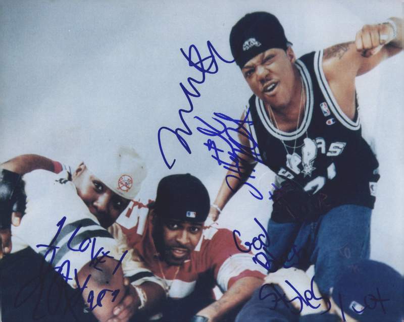 The Lox & Mase authentic signed rap 8x10 Photo Poster painting W/Certificate Autographed (A1168)