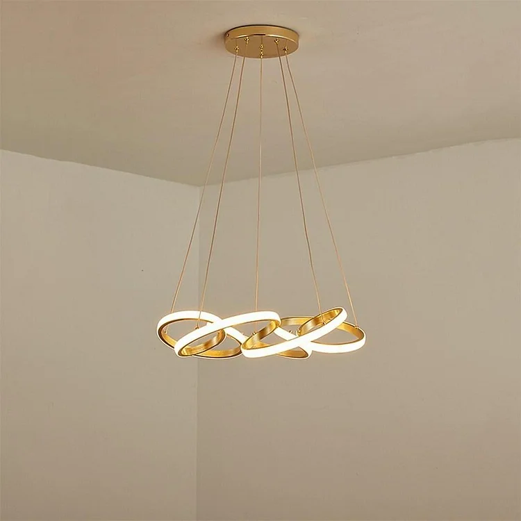 Interwoven Wave Design Chandelier Light Mid Century Chandelier - Appledas