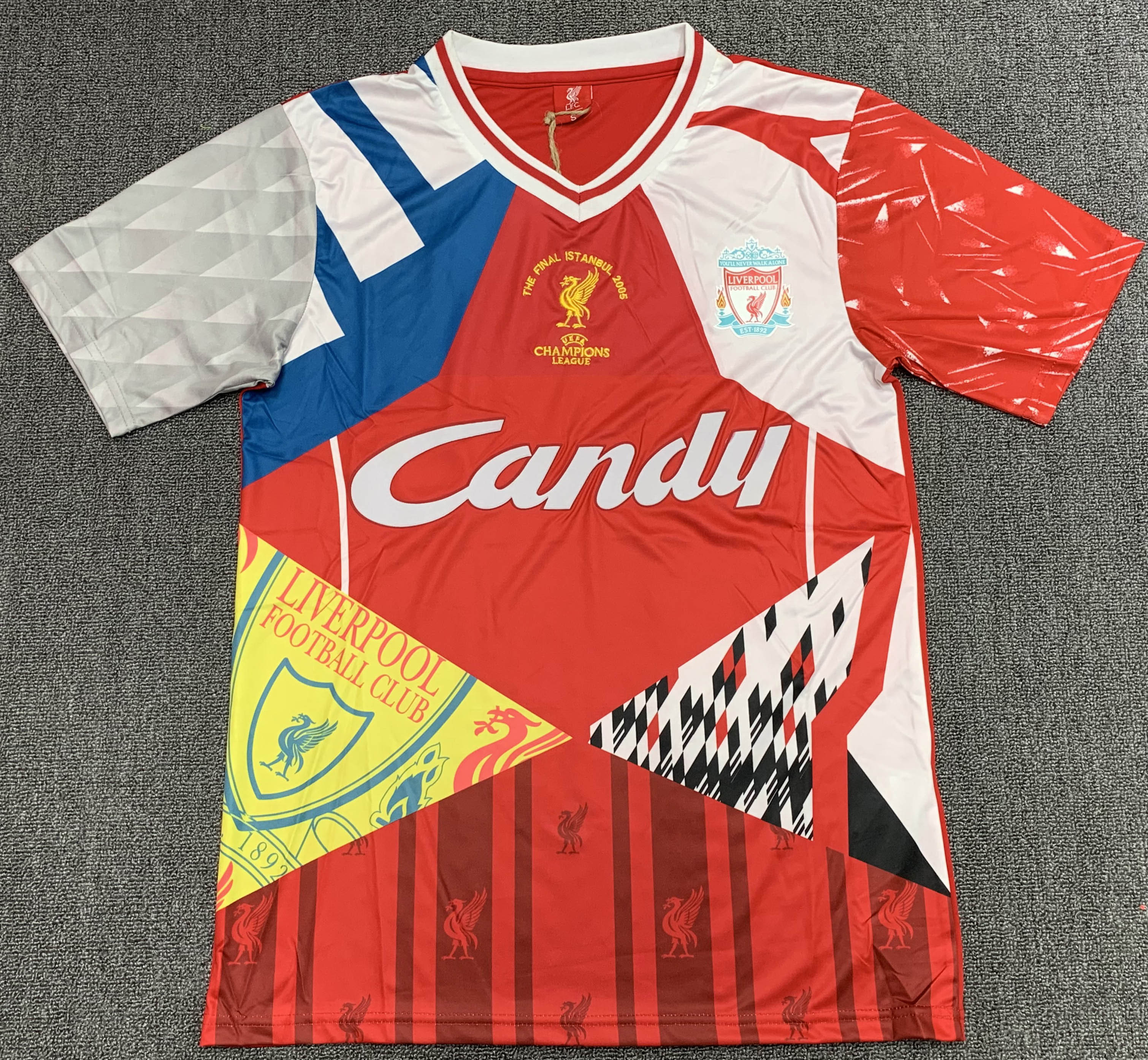 Retro Liverpool Hybrid Commemorative Edition Football Shirt 1:1 Thai Quality mysite