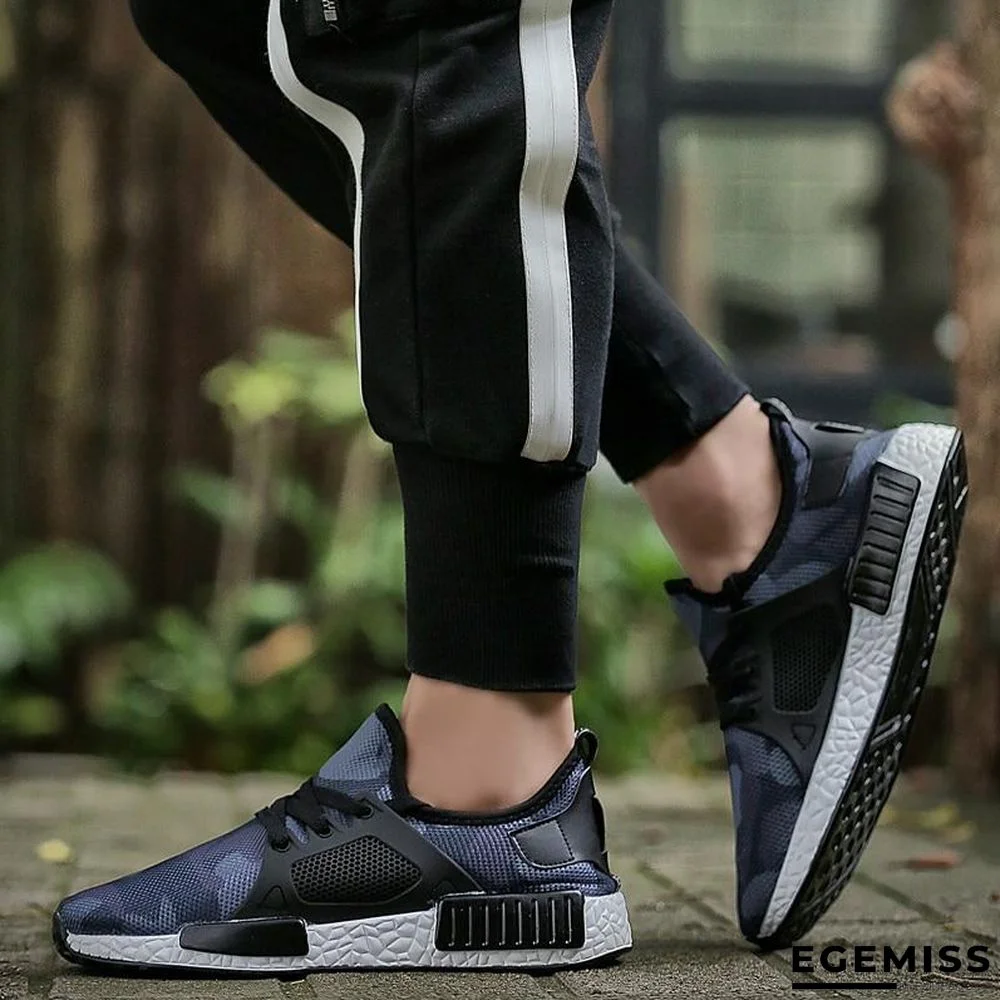 Men Casual Army Green Camouflage Footwear Sneakers Shoes | EGEMISS