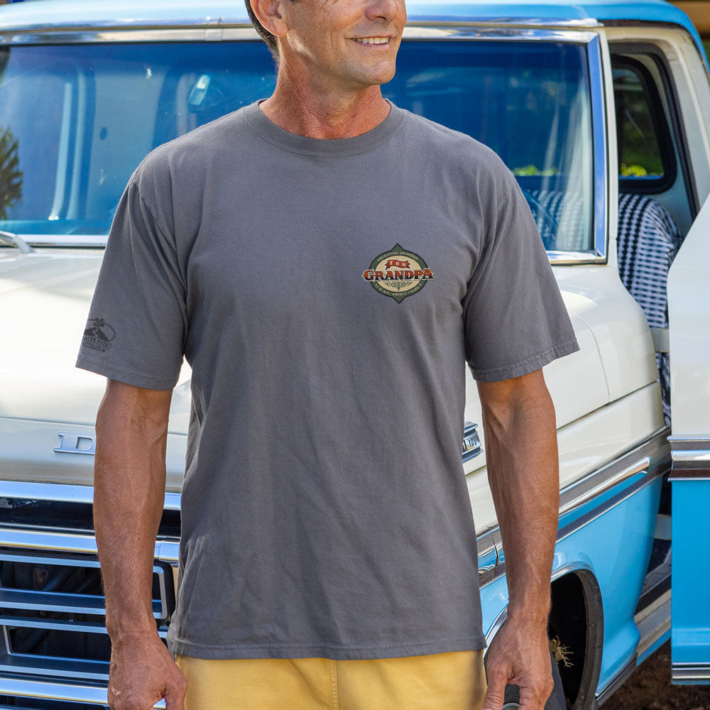  Fun Grandpa Graphic T-Shirt - Perfect for Family Gatherings and Casual Wear