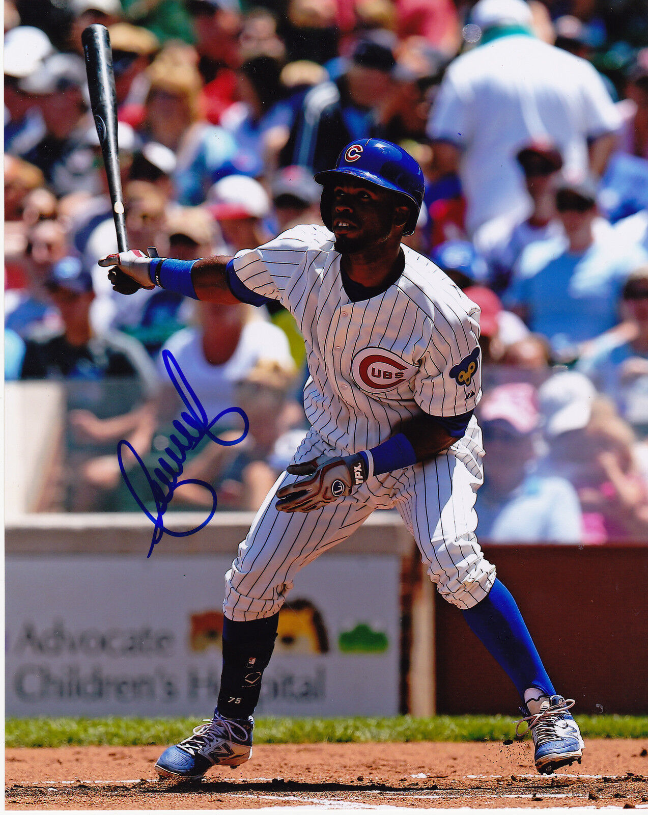 ARISMENDY ALCANTARA CHICAGO CUBS ACTION SIGNED 8x10