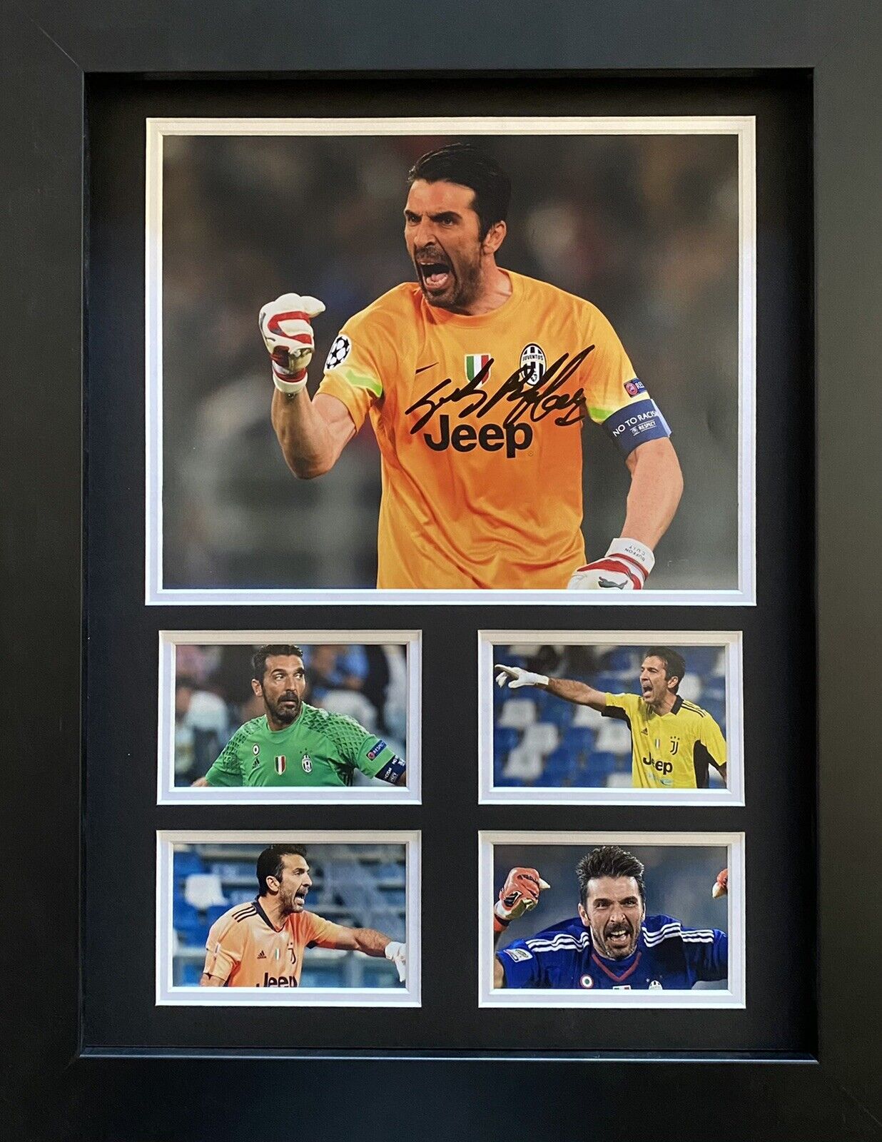 Gianluigi Buffon Hand Signed Juventus Photo Poster painting In 16x12 Frame Display EXACT PROOF