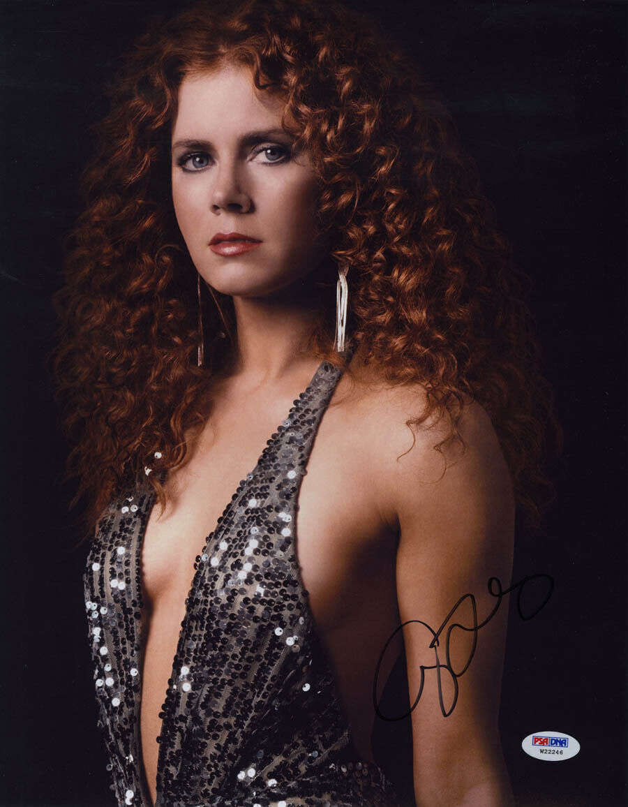 Amy Adams SIGNED 11x14 Photo Poster painting Sydney Edith American Hustle PSA/DNA AUTOGRAPHED