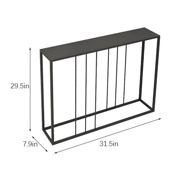 GLVEE Narrow Side Set Table