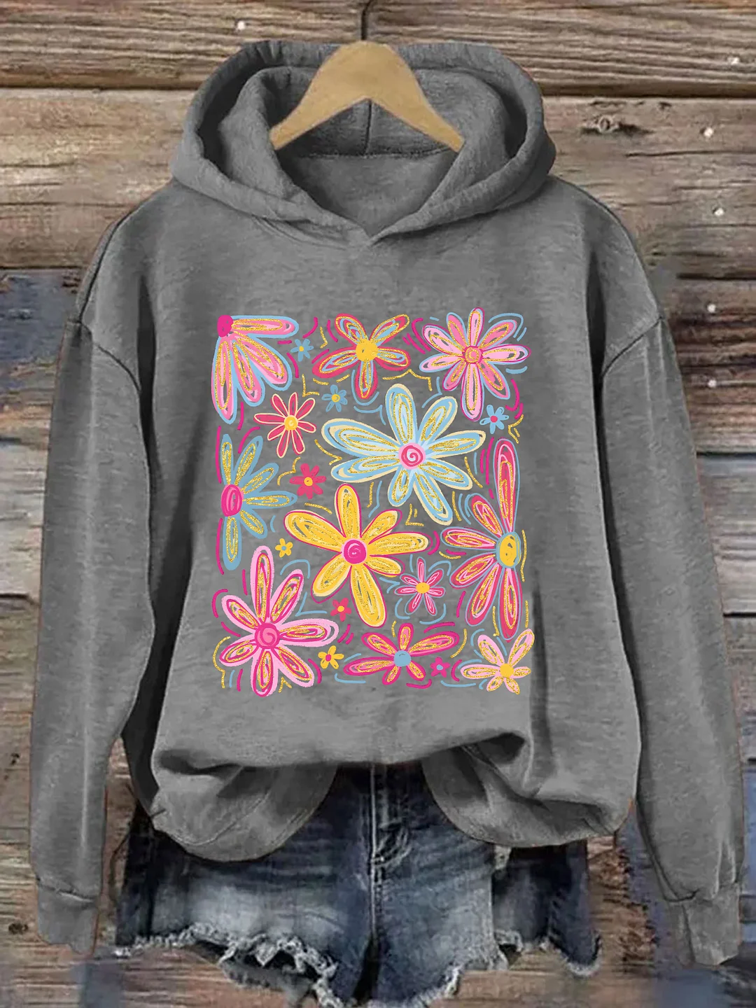 Floral Hoodie