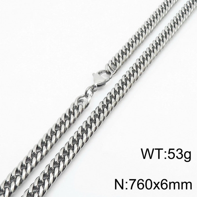 Minimalist Geometric Stainless Steel Unisex Necklace