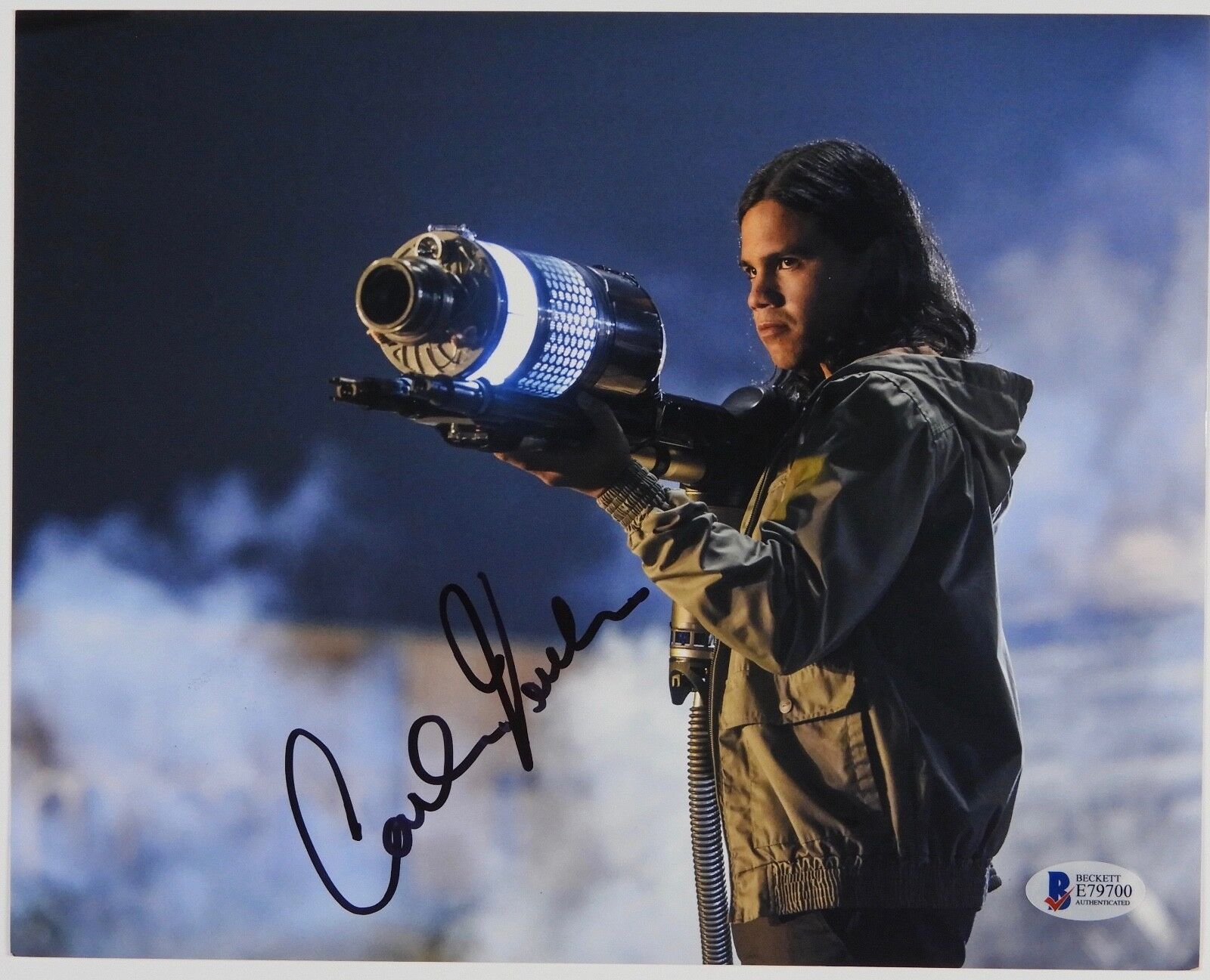 Carlos Valdes The Flash Cisco Autograph Signed Photo Poster painting Beckett BAS Photo Poster painting