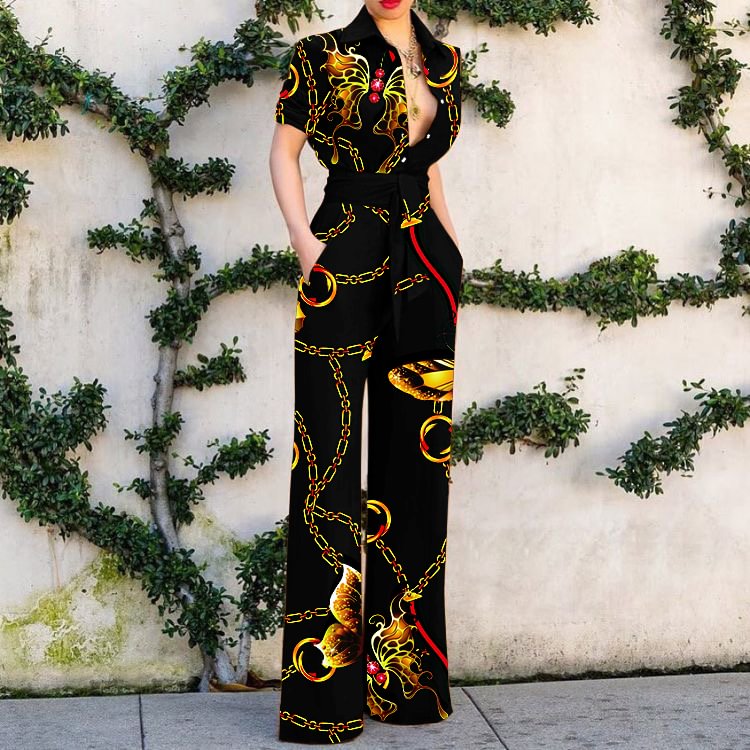 Printed Art Women's Jumpsuit