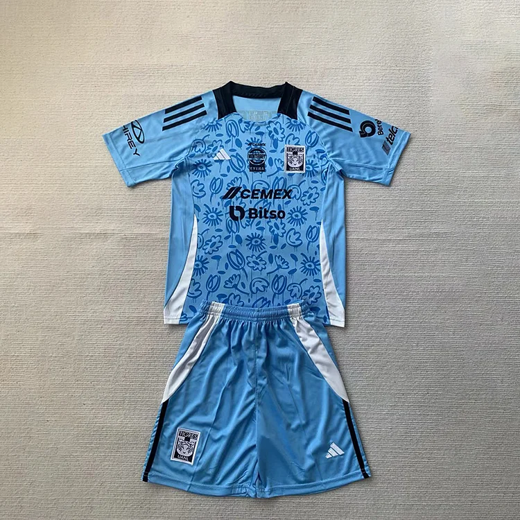 24/25 Tigres Special Edition Blue Kids Set