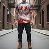 Men's Vintage American 250th Anniversary Eagle Patriotic Short-Sleeve T-Shirt by Inlyline