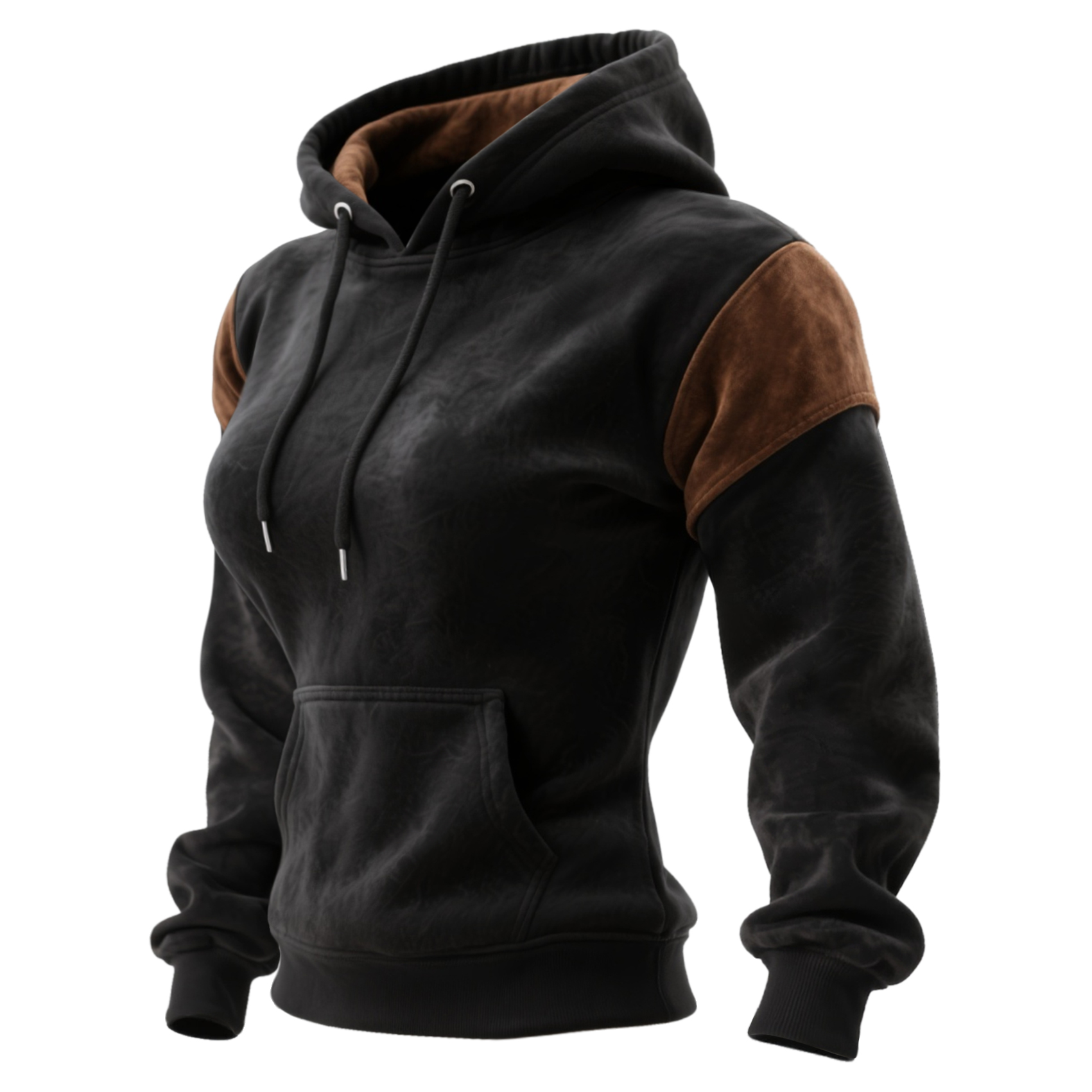  Stylish Contrast Panel Hoodie for Everyday Wear