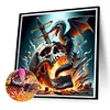 Diamond Painting-DIY Full Round Drill Dragon(35x35cm)