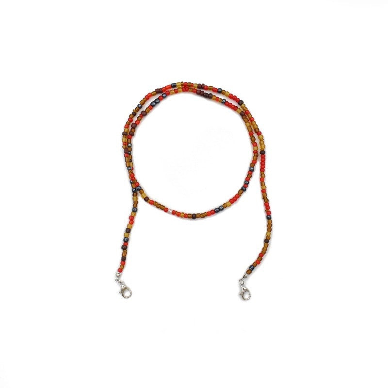 Casual Minimalist Geometric Crystal Unisex Glasses Chain