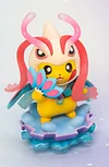 Milotic & Milotic Cosplay Pikachu - Pokemon Resin Statue - QN Studios