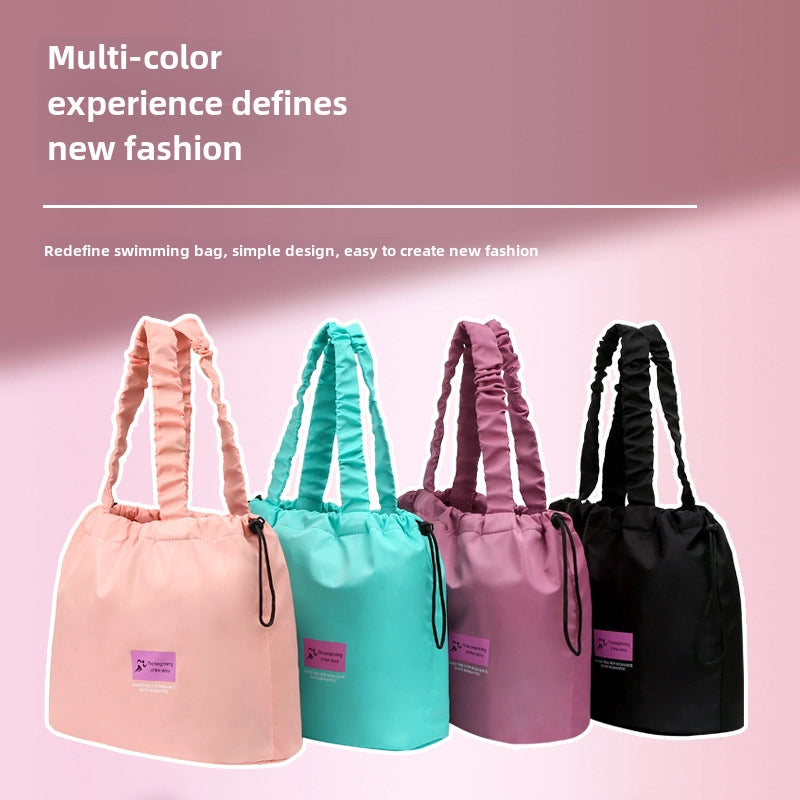 New Women's Adult Gym Bag Dry And Wet Separate Swimming Bag Swimming Equipment Storage Bag Wash Bag Storage Bag