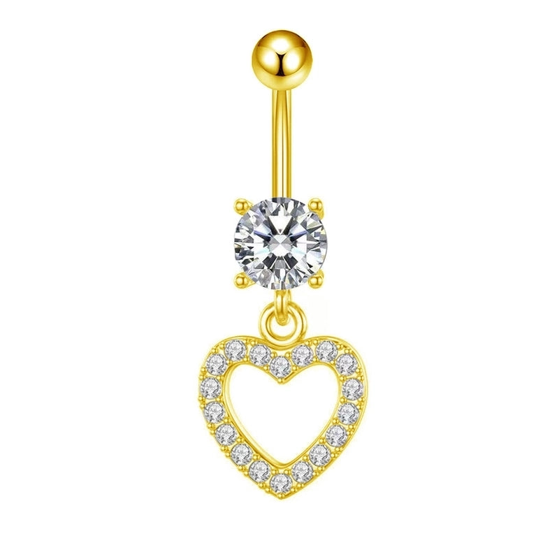 Puncture Jewelry  Belly Button Nail 5-piece Set Of  Belly Button Ring Europe And The United States New Belly Button