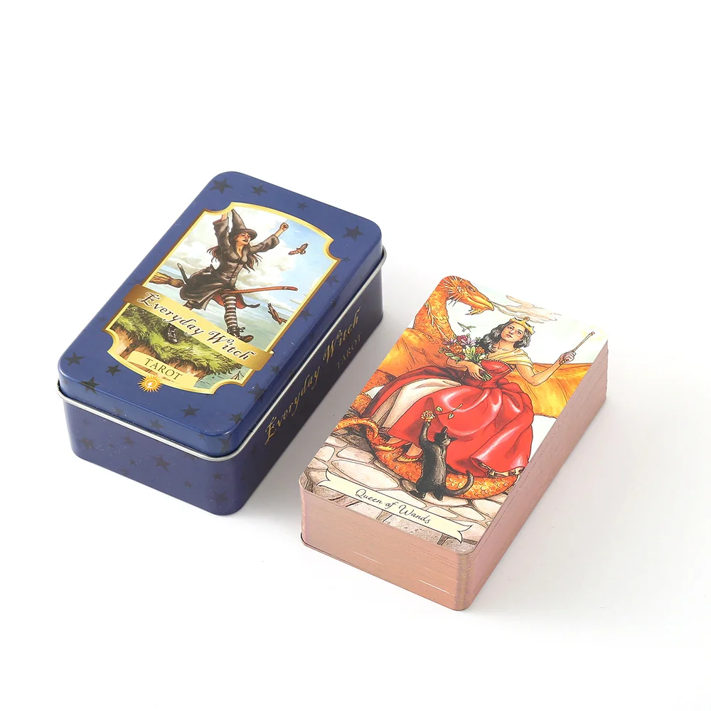 Everyday Witch Tarot Decks Metal Box and Guide Booklet