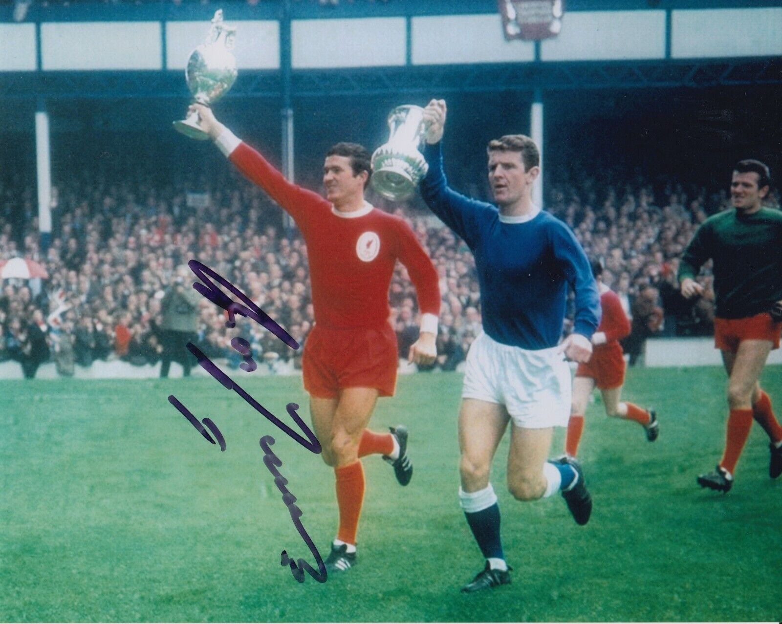 Ron Yeats Hand Signed 10x8 Photo Poster painting - Football Liverpool Autograph.