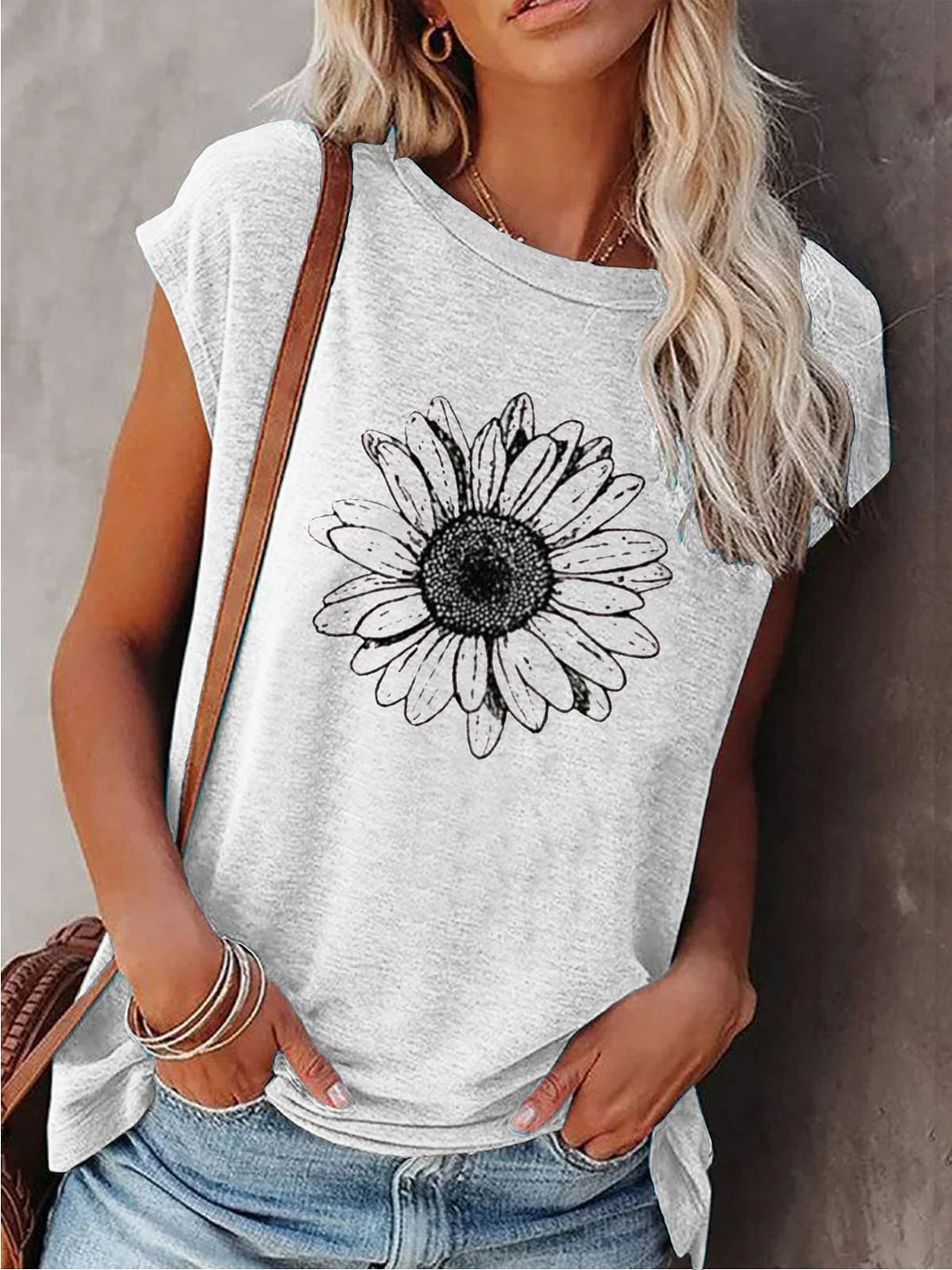 Short Sleeve Floral Casual Shirts & Tops