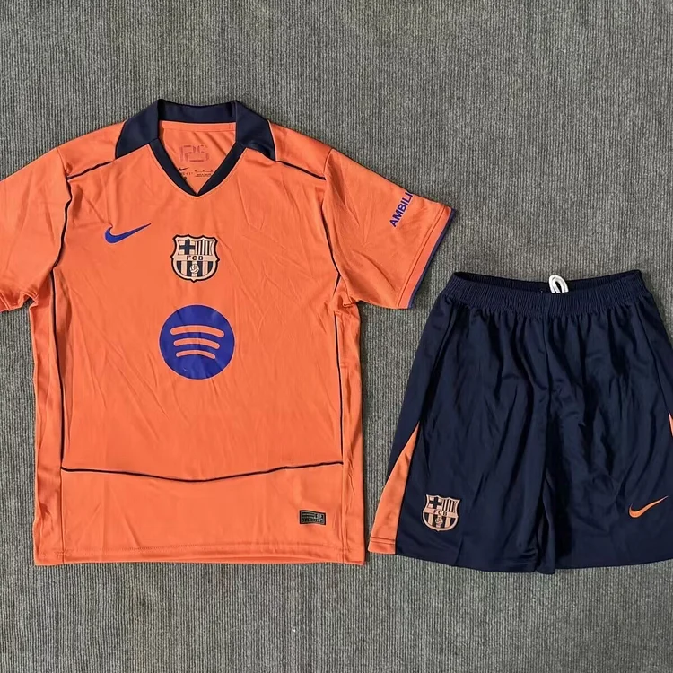 Kids Barcelona 25/26 Third Football Jersey