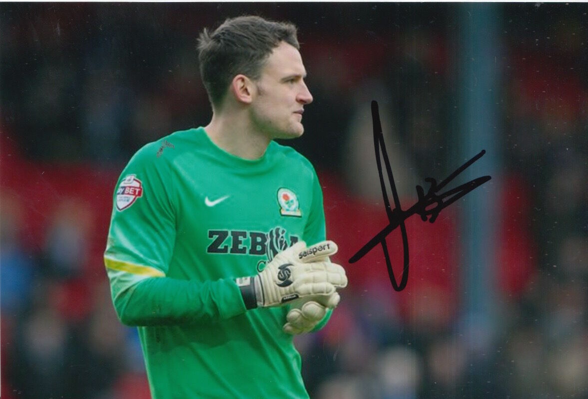 BLACKBURN ROVERS HAND SIGNED SIMON EASTWOOD 6X4 Photo Poster painting 2.