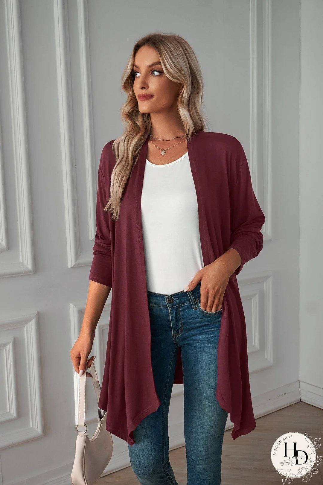 Warm Plaid Shirt Jacket for Fall