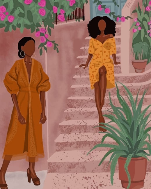 

Stylish African Women – Paint By Numbers - 40*50CM, 501 Original