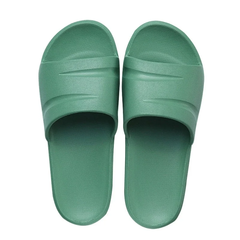 2021Flatform Home Slippers Men Women Shower Non-slip Sandales Bathroom Slides Boys Girls Lovers Flip Flops Summer Beach Sandals