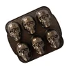 Halloween 3d Skull Cuisine Moule d'aluminium
