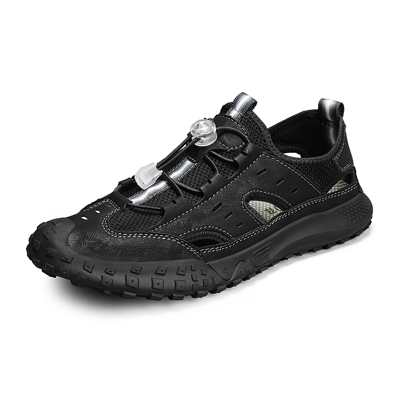 Gandisa New Fashion Men Casual Sneakers Breathable Mesh Shoes Lightweight Hiking Shoes Antiskid Lac-up Man Trainers Summer Treking Shoes