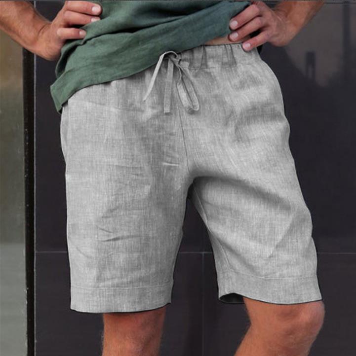 Men's Linen Casual Shorts / [blueesa] /