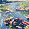 Monet'S Water Lilies-14CT Stamped Cross Stitch Egyptian Cotton 74*74cm/29.13*29.13in (Big Size) tapestrymarket