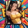 Boa Hancock Daily Life Decorative Painting - ONE PIECE - BLK Studio