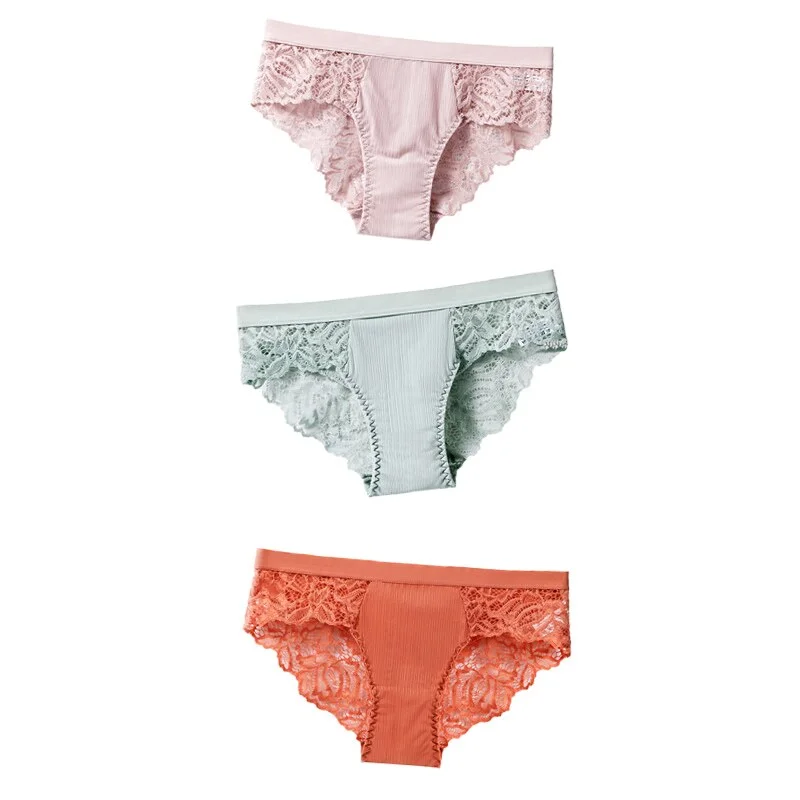 Billionm Confort Panties Sexy Panty Seampless Briefs Lace Women Underwear Lingerie for Female Girl Floral Pantys Underpants