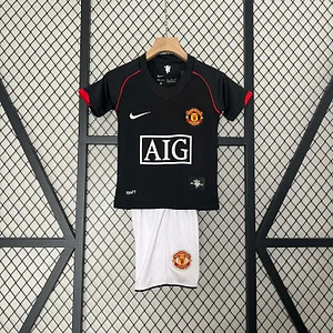 2007/2008 Retro Manchester United Third Away Football Shirt 1:1 Thai Quality Kids Size