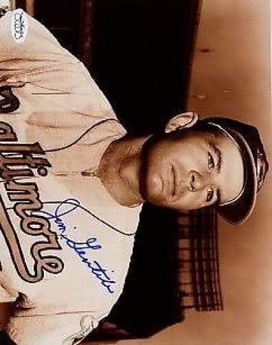 Jim Gentile Orioles Signed Jsa Cert Sticker 8x10 Photo Poster painting Autograph Authentic