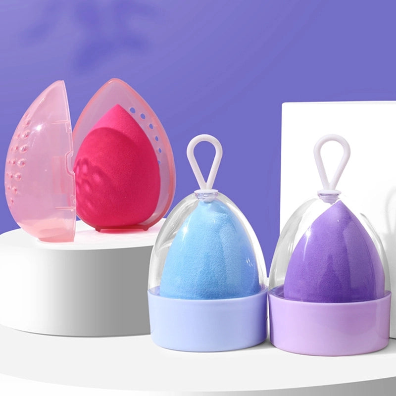 Classic Style Geometric PUR Makeup Sponge Storage Box /