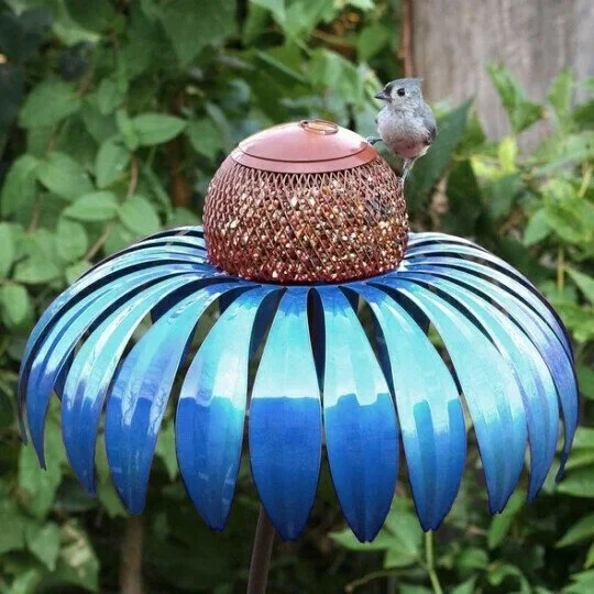 Sensation Pink Coneflower Bird Feeder