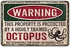 Warning - Vintage Metal Signs(12*16Inch) - Warning