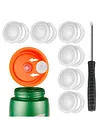 6Pcs Dispensing Valve Silicone Valve&Plastic Insert for Gatorade Gx Water Bottle