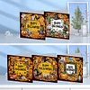 (US Local)6Pcs Special Shape Happy Halloween Pirate Diamond Painting Greeting Card Kit