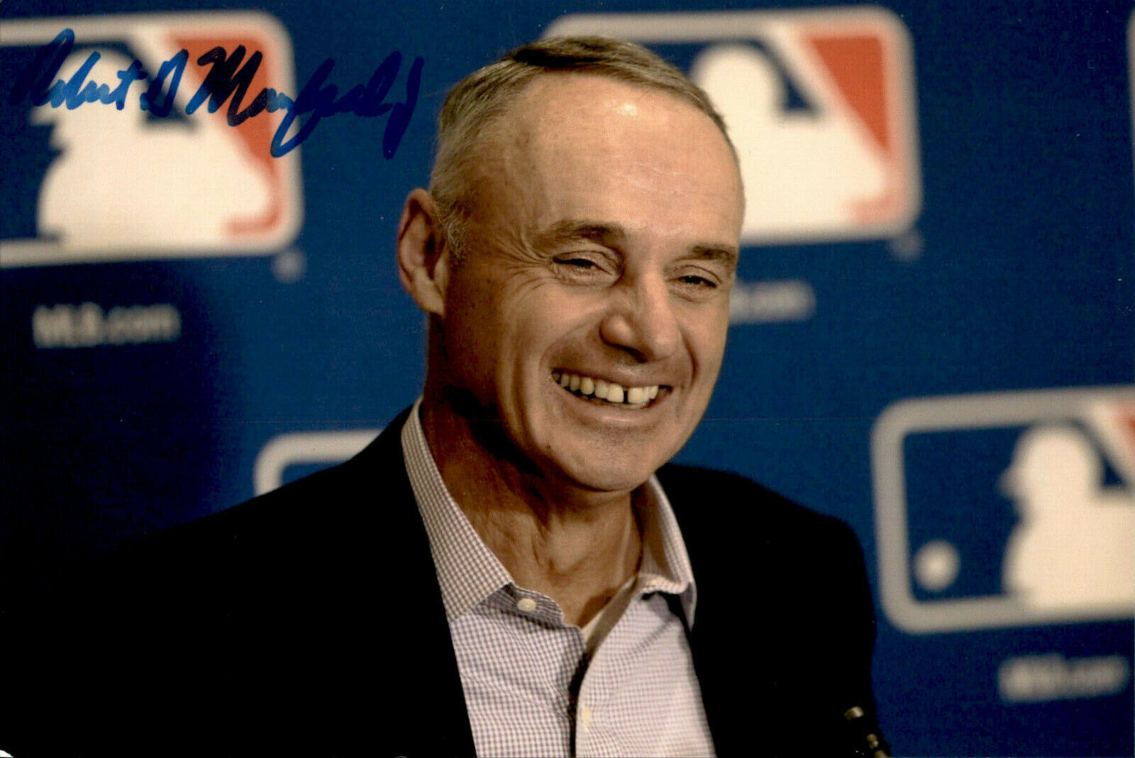 Rob Manfred SIGNED autographed 4x6 Photo Poster painting MLB BASEBALL COMMISIONER