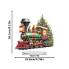 Diamond Painting Acrylic Christmas Train Desktop Diamond Painting Art Kits