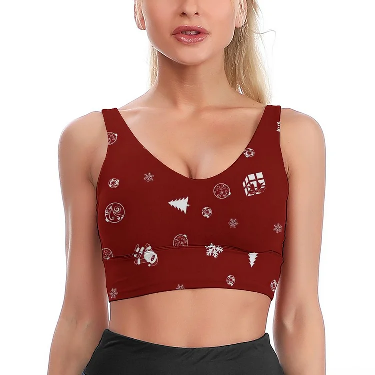 Sports Bra Gift Snowman