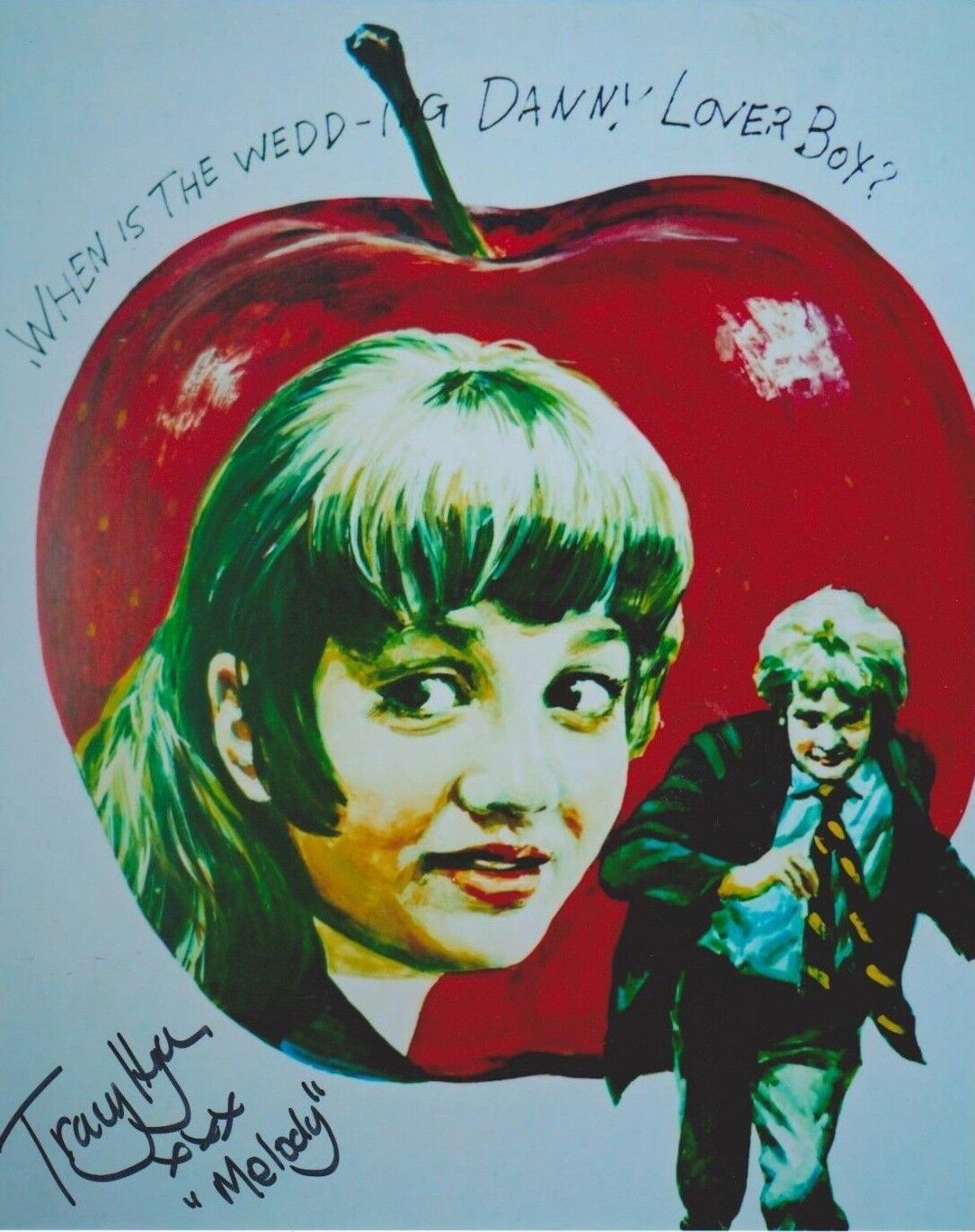 Tracy Hyde Signed Photo Poster painting - MELODY - Starring Mark Lester & Jack Wild - RARE G514