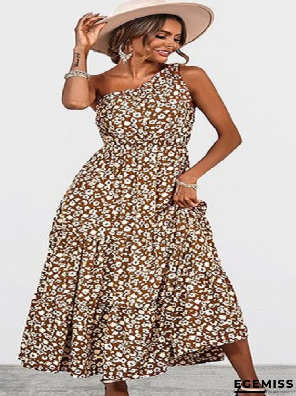 Bohemian Floral Holiday Dress | EGEMISS