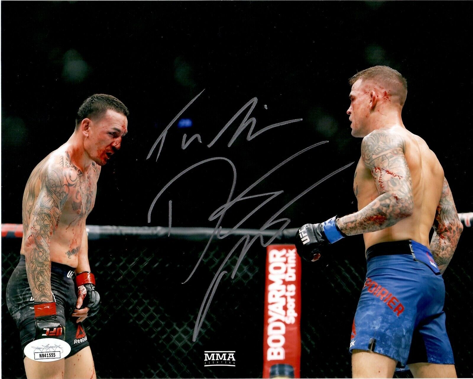 Dustin Poirier autographed signed inscribed 8x10 Photo Poster painting UFC The Diamond JSA COA