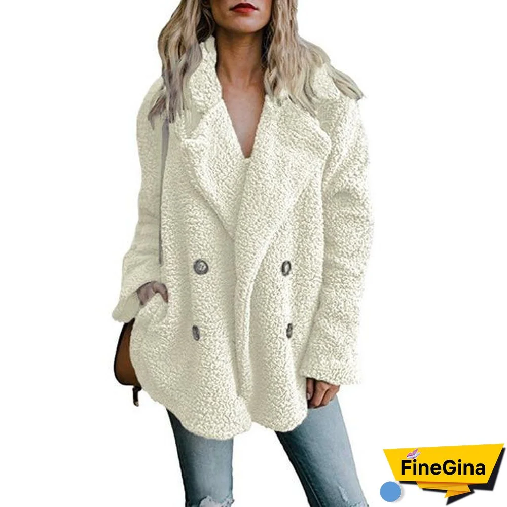 Women jacket Fur Coat Winter Fleece Jacket Women Coat Female Jacket Plus Size Hooded Teddy Coat